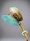 Antique Skull Damaru # 7