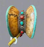Antique Skull Damaru # 7