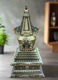 Beautiful Bronze Stupa