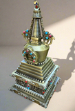 Beautiful Bronze Stupa