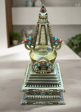 Beautiful Bronze Stupa