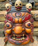 Antique color Mahakala Mask