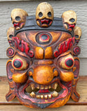 Antique color Mahakala Mask