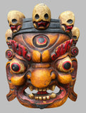 Antique color Mahakala Mask