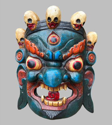 Mahakala Mask in Green