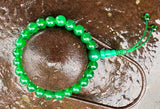 Green Agate Stone Wrist Mala #4