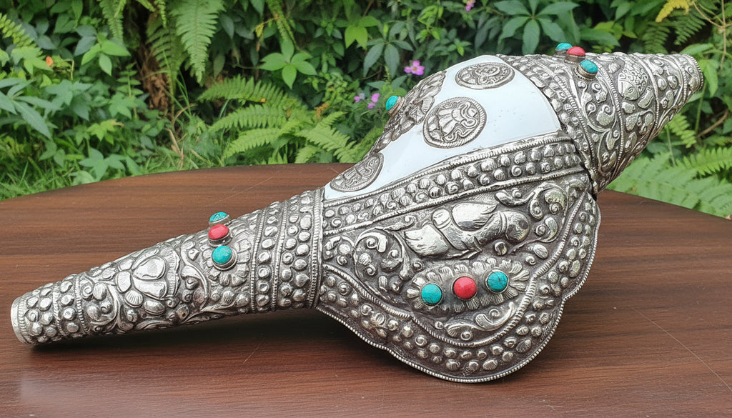 Auspicious Design Conch Shell | Potala Gate