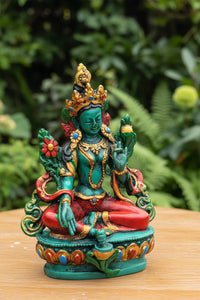 Green Tara Statue