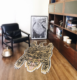 Vintage Tibetan Tiger Rug