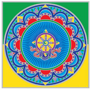 Dharma Wheel Decal #12