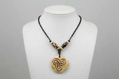 Celtic Knot Bone Necklace #8