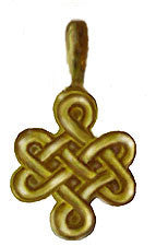 GOLD INFINITE KNOT PENDANT #2