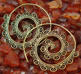 Floral Spiral Earring #24