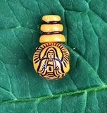 Carved Buddha Guru Bead #5