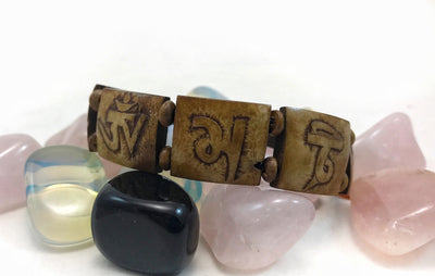 Om Mani Bone Bracelet #4
