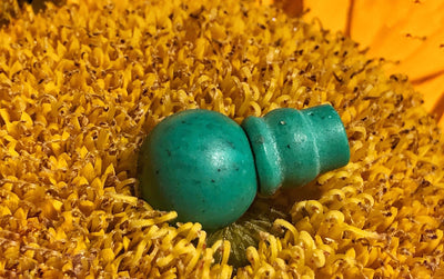 Dyed Turquoise Guru Bead #22