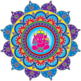 Ganesh Mandala Decal #4