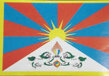 Tibetan Flag Sticker #3