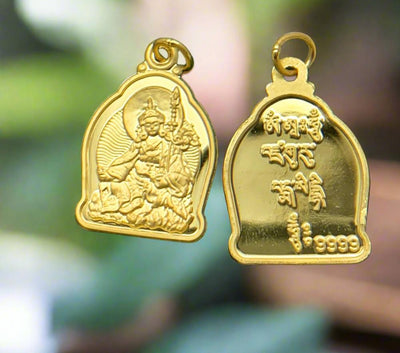 Guru Rinpoche (Padmasambhava) Pendant in Gold #1