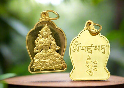 Vajrasattva Gold Pendant # 8