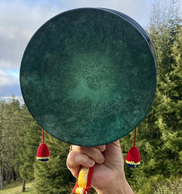 Traditional Chod Drum -Tim-Pe Skin  (R) #11