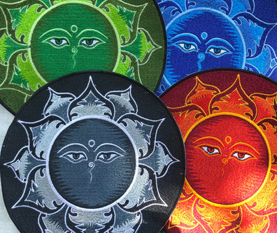 Buddha Eyes w/ Lotus Patch@16