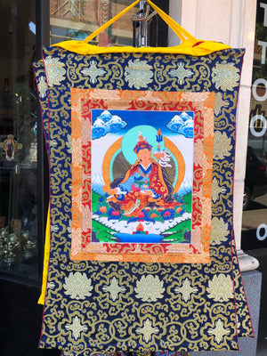 Guru Rinpoche (Padmasambhava) Thangka in Medium # 13