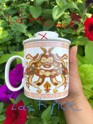 Cup: Yellow Dragon with Description #8