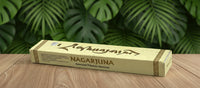 Rectangular Box with Nagarjuna Tibetan Incense written on top of box and the side of box.