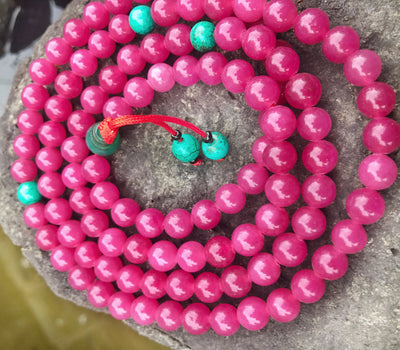 Pink Quartz Mala #35