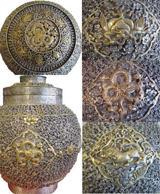 SILVER TREASURE VASE # 20