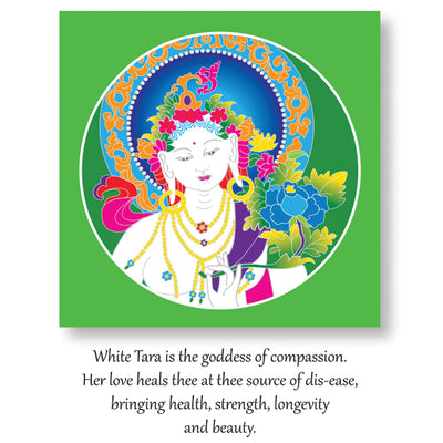 White Tara Greeting Card #74