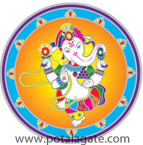 Dancing Ganesh Decal #6