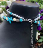 Multi layer Anklet with Anchor
