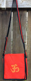 Om Embroidered Velvet Bag - Small #17