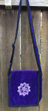 Infinite Knot & Flower Embroidered Velvet Bag - Small #11