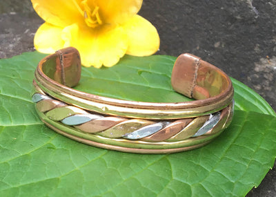 Three Metal Twist Bracelet #4