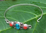 Turquoise Coral Bracelet #17