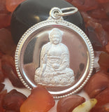Silver Buddha Pendant #11