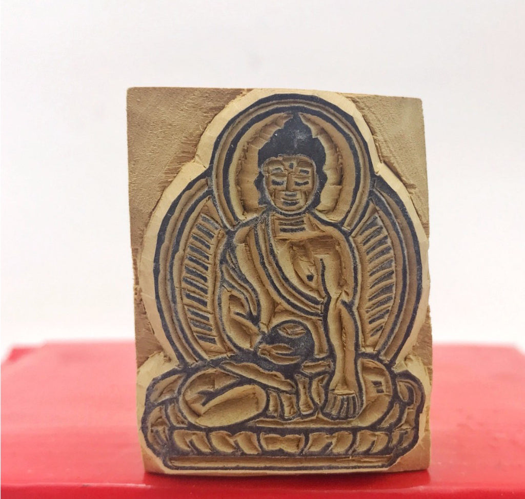 Buddha Form Wood Stamp #2