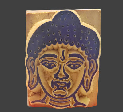 Buddha Head Wood Stamp #1