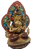 Chenrezig (Avalokitesvara) Statue with Back Rest