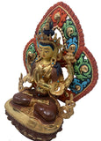 Chenrezig (Avalokitesvara) Statue with Back Rest