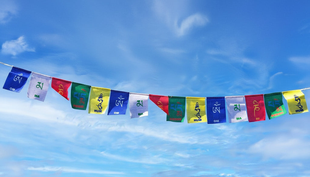 Prayer flag Compassion Mantra Flag #17 | Potala Gate