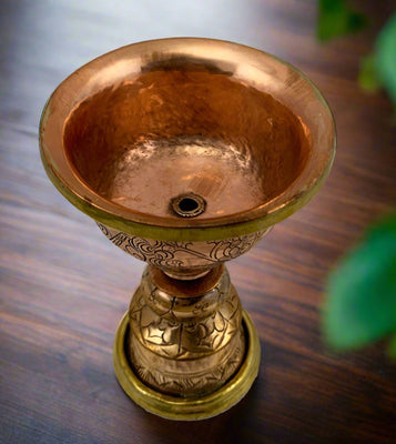 Solid Copper Butterlamp #11