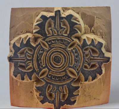 Double Dorje Wood Stamp #9