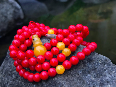 Dyed Coral Adjustable Small #6
