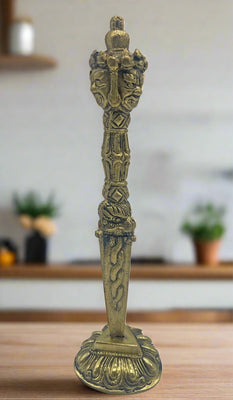 Phurba Detail: Brass large #5