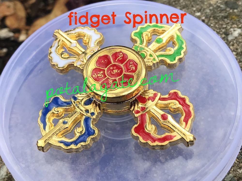 Fidget Spinner - Crossed Vajra