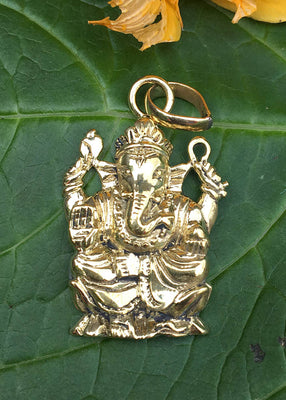 Brass Ganesha Pendant #25